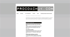 Desktop Screenshot of procoachuk.com