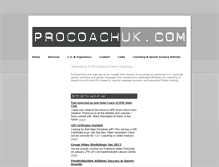 Tablet Screenshot of procoachuk.com